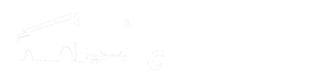 an all-white mobile charter bus logo